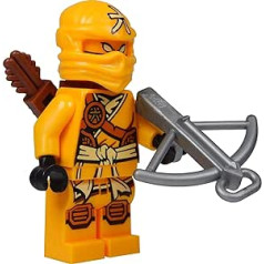 LEGO Ninjago minifigūra Skylor sieviešu oranžā zelta nindzja ar arbaletu un ķivere (70746)