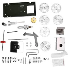 Atyhao Steam Engine Kit, Experiment & Research Toy Stirling Car Engine Model Robust, Durable for Physics, Mechanical Learning for Classroom Demonstrations