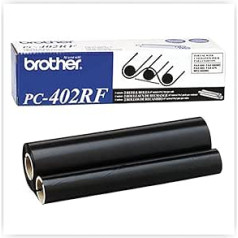 Brother PC402RF termopārneses uzpildes ruļļi, melni, 2/Pack by Brother