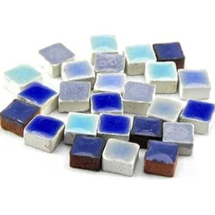 Mosaik-Minis (5x5x3mm), 5000 Stück,mix blau