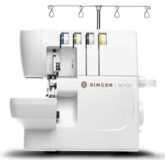 Singer Serger S0100 Overloka griezējs, Balts