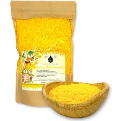 Woodflame Beeswax Pastilles, German Quality, 900 g, 100% Natural Beeswax, Perfect for Cosmetic Products, Beeswax Cloths, Soap, Wood Polish and Candle Making