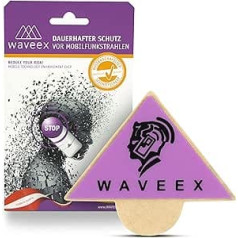 WAVEEX 4 Radiācijas aizsardzības uzlīmju komplekts — mobilajam tālrunim, viedtālrunim, planšetdatoram, klēpjdatoram, mazuļa monitoram, WiFi maršrutētājam un DECT tālrunim — mobilā tālruņa uzlīme aizsardzībai pret radiāciju — vi