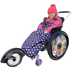 100% Waterproof Soft Fleece Lined Wheelchair Cover | Universal Fit for Wheelchairs and Rehab Strollers | Child Size