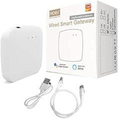 MOES Tuya Smart ZigBee vadu vārtejas daudzrežīmi ar BLE WiFi 2.4G Mesh Hub, balss vadību, izmantojot Alexa Google Home