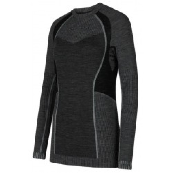 Termo krekls WOOL70 Tech Longsleeve W L Carbon/Cloud