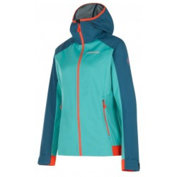 Jaka MACNAS Softshell Jkt W L Lagoon/Storm Blue