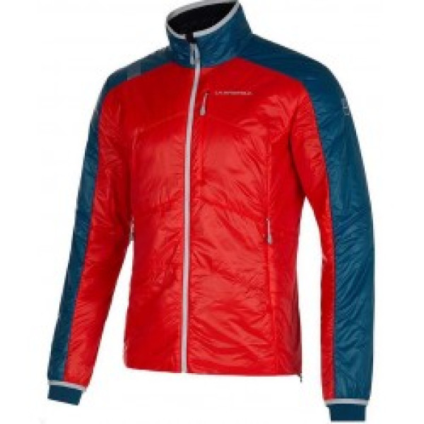 Jaka ALPINE GUIDE Primaloft JKT M L Poppy/Storm Blue