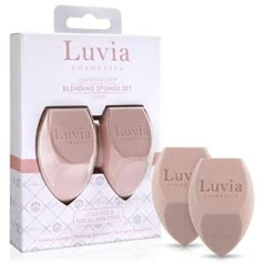 Luvia Cosmetics Aplauzuma sūkļa komplekts Diamond Shape Luvia Cosmetics Makeup Blender Candy Pink