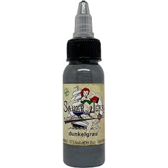 Sailor Jerry Von Deep Colours! Gmbh Reach Compliant Sailor Jerry Tattoo Ink tumši pelēka, 30 ml, ražota Vācijā un ar sertifikātu, tetovēšanas tinte, izplatītājs Han-Sen GmbH