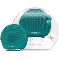 Foreo Luna 4 Go sejas tīrīšanas birste un nostiprinošs sejas masāžas līdzeklis | Premium sejas kopšana | Uzlabo sejas ādas kopšanas līdzekļu uzsūkšanos | Vienkārši ādas kopšanas rīki | Visiem ādas tipiem | Mūžzaļš