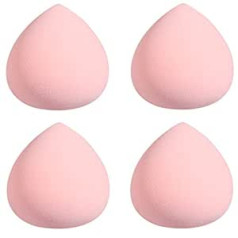 Xzsomaloy 4 x aplauzums Sponge Marshmallow Pink Foundation Beauty Blender Bez lateksa kosmētiskais olu skaistuma sūklis aplikators tonālā krēma pūdera šķidrumam