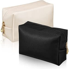 2 Pieces Cosmetic Bag Small Cosmetic Bag Waterproof Zipper Cosmetic Bag for Women Small Cosmetic Bag, as shown, Fashion