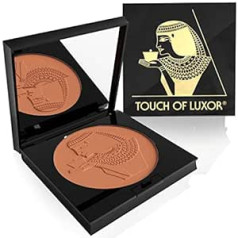 Touch Of Luxor Cutifem Touch of Luxor Compact Powder, Matt, No. 1 Light Bronze Powder, Terracotta, Face Powder, Natural Cosmetics, Make-Up Powder, Vegan, Dermatologically Tested - 11 g