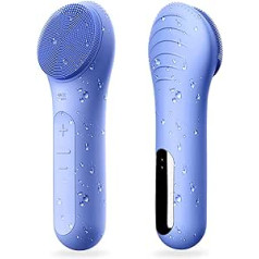 Någracoola Sonic Facial Cleansing Brush Ūdensizturīga sejas pīlinga birste vīriešiem un sievietēm Uzlādējamas sejas birstes tīrīšanai un pīlingam Elektriskā sejas skrubera tīrīšanas birste zila