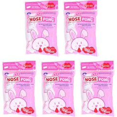 5 Packs of Cotton Pads for Stopping Nosebleeds, Tooth Gauze Rolls, Well Absorbent Cotton Balls, Cotton Pads for the Nose, Tooth Cotton Rolls, Mouth Gauze Accessories, for Children, Adults (Large),