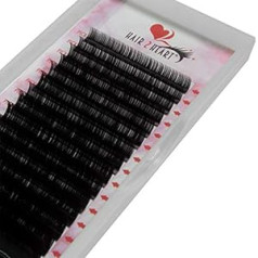 Hair2Heart Skropstas Mink Fake Lashes Mākslīgās skropstas - C-Curl 0,05, 7 mm