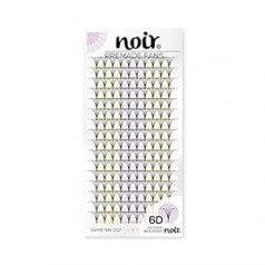 Noir Volume Lashes 6D Готовые веерные ресницы D Curl 0,07 Смешанный набор Готовые русские объемные ресницы (D-Mix)