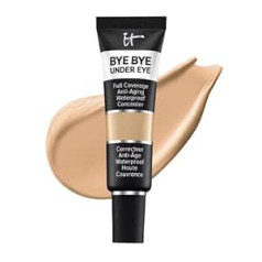 It Cosmetics Bye Bye Under Eye Pilnīgi pārklājošs pretnovecošanās ūdensnecaurlaidīgs korektors (21,5 vidējais kails)