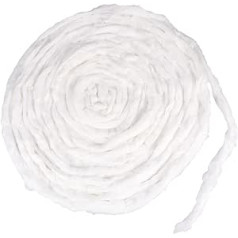 Healeved 1 Pack Cotton Roll kokvilnas sloksnes Organiskās kokvilnas frizieris Kokvilnas aplauzums Kokvilnas bumbiņas aplauzums Kokvilnas manikīrs vates kociņi vates bumbiņa milzu balts