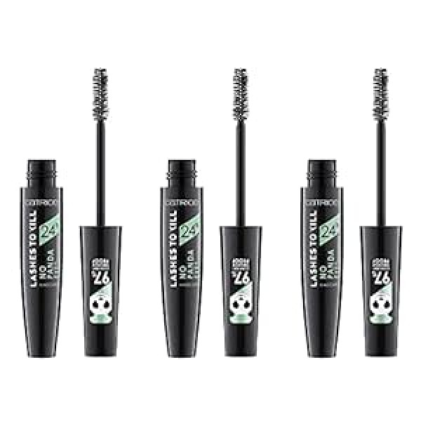 Catrice Lashes To Kill 24h No Panda Eyes Несмываемая тушь, не размазывается, не размазывается, № 010, не размазывается, черная, черная, не размазывается, матова