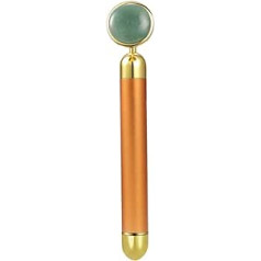 Popetpop 1 x elektriski skaistumkopšanas nūjiņas Sejas masāžas rīki Energy Beauty Roller Jade Roller Stick Face Beauty Roller Sejas kopšanas Roller Mājsaimniecība 24k Tanglin Aventurine Jade