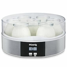 H.KOENIG ELY70 Yoghurt Maker, 15, Multi-Colour