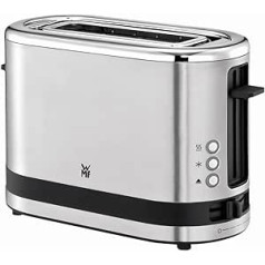 WMF KÜCHENminis 1-slice toaster long slot XXl-Toast bun top 7 browning levels overheating protection 600W stainless steel matt