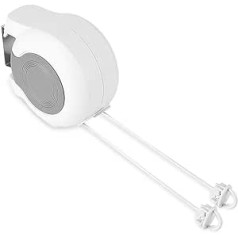 26m (2 x 13m) Wall Mounted Washing Line Retractable Pull Tab 26m (2 x 13m)