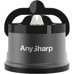 AnySharp Pro knife sharpener (metal) with suction cup