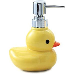 123Arts Ceramic Soap Dispenser with Stainless Steel Pump Soap Bottle or Lotion Bottle Home Decor