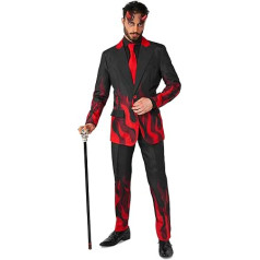 Suitmeister Men's Christmas Suit – Christmas Lights Festive Outfit – Tailored Party Costumes