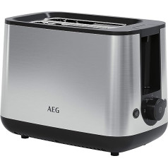 AEG T3-1-3ST Toaster / 7 Browning Levels / Bun Attachment / Stop / Baking / Defrosting / Deep, Wide Slots / Lift System / All Bread Types / Crumb Drawer / Automatic Centring / Stainless Steel