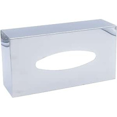 Ridder Classic Paper Towel Box, Stainless Steel, Polished Chrome, Approx. 26 x 13.5 x 7.8 cm