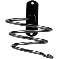 VDYXEW Hair Dryer Holder Blower Clip Hanging Bathroom Accessories (Black)