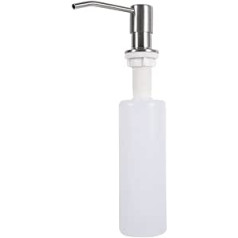 Acouto Soap Dispenser, 300 ml Kitchen Bathroom Tap Sink Liquid Soap Lotion Dispenser Pump Storage Holder Bottle for Your Home