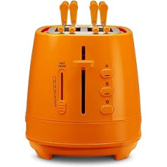 De Longhi CTLAP2203 Toaster with Tongs 550 Watt Arancio