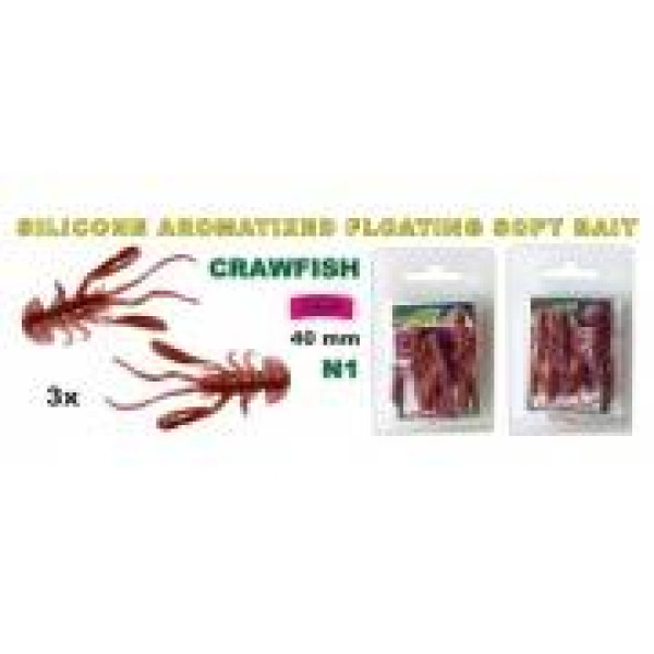 Silikona māneklis SARGOFISH Raza CRAWFISH CR 40 - 01