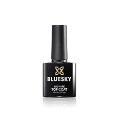 Bluesky No Wipe Top Coat 10/15 ml - UV/LED virskārta, kas noturīga līdz 3 nedēļām (BLUESKY No Wipe Top Coat 10 ml)