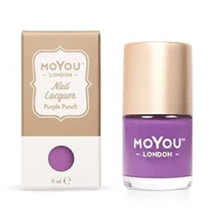 Moyou MN033 Stamping Nail Lacquer Purple Punch 9 ml