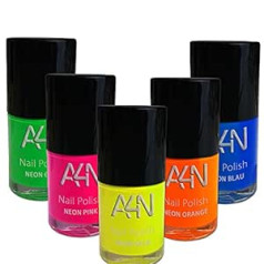 A4N Aktive4Nails Неоновый лак для ногтей (набор из 5 шт.)