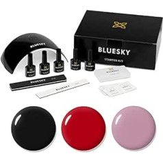 Bluesky Professional UV gēla nagu lakas un lampas sākuma komplekts Starta komplekts