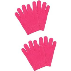 Ipetboom 2 Pairs Nighttime Moisturizing Gloves Mitrinoši cimdi sievietēm ādas kopšanas cimdi Losjonu kopšanas līdzekļi Spa cimdi sausām rokām naktī