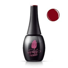 My Nice Nails Red Spine - 022 - Gēla laka no My Nice Nails - Just More Beautiful - 12 ml - Noturīgs 3 līdz 4 nedēļas - Īpaši spīdīgs vai matēts - Unikāls pudelītes dizains