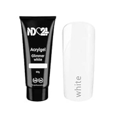 Nd24 Naildesign Acrylic Effect Gel Tube 60 g Glimmer White