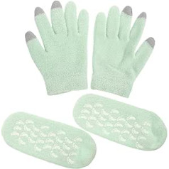 Popetpop 1 komplekts Gloves Gel Moisturizing Socks Spa Socks Pēdu zeķes sausām krekinga pēdām Zeķes sievietēm Mitrinoša pēdu maska sausām plaisām