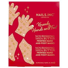 ‎Nails Inc Nails.INC Kneady Hands and Feet Roku un pēdu masku komplekts