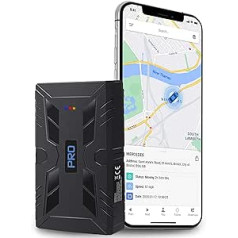 GPSLive 104 PRO magnētiskais GPS izsekotājs Automašīna, Kemperis, Automašīna, Vienkārša uzstādīšana, Tiešraides izsekošana ar lietotni, Nav nepieciešama SIM karte, GPS automašīnas izsekotājs, GPS raidītājs, automašīnas GPS izsekotāj