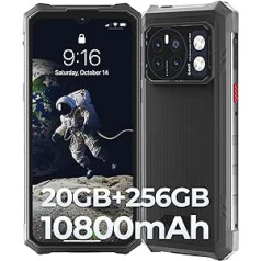 HOTWAV Cyber 13 Pro āra viedtālrunis bez līguma, 6,6 collu FHD+ 10800 mAh 12GB + 256GB + 2TB paplašināms IP68/IP69K āra mobilais tālrunis, 64MP + 16MP kamera ar astoņkodolu procesoru, mobilie tālruņi,