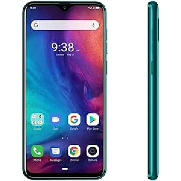 Ulefone Note 7P (2019) 4G viedtālrunis bez līguma, 6,1 collas Waterdrop ekrāns, Android 9.0-DUAL SIM mobilais tālrunis, MTK6761 2,0 GHz 3 GB RAM 32 GB ROM, trīskārša atpakaļskata kamera, pirkstu nospiedumu zaļš